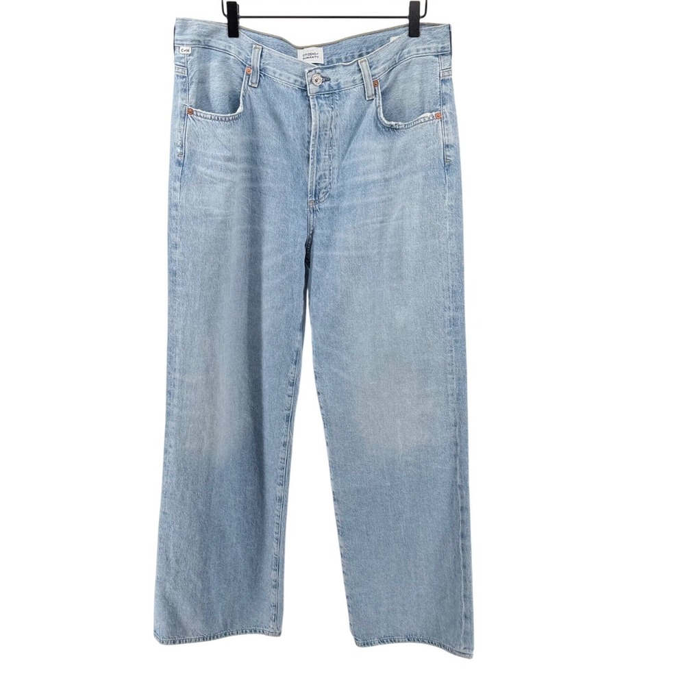 Citizens‎ of Humanity Annina Jeans Womens 32 Light Blue High Rise Wide Leg Denim
